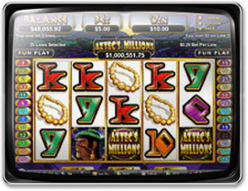 Play Aztec's Millions Slots now!