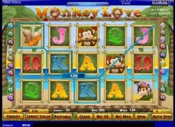 Play Monkey Love Slots now!